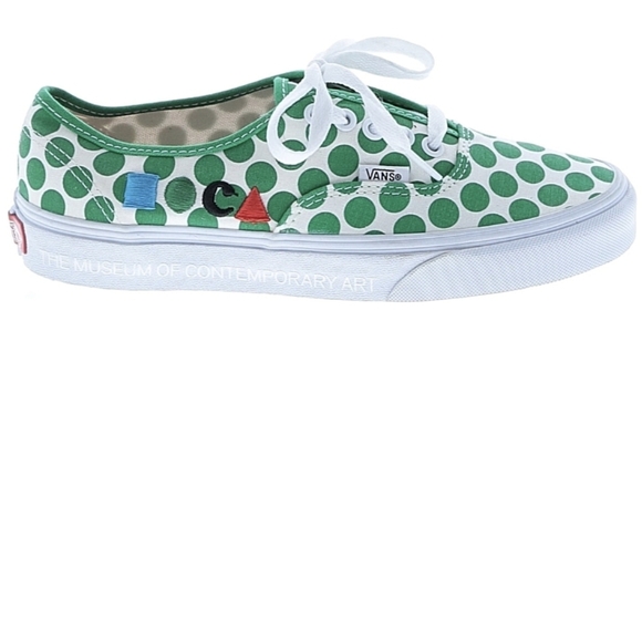 Vans Shoes - Vans - Museum Of Contemporary Art - Green Polka Dot Sneakers